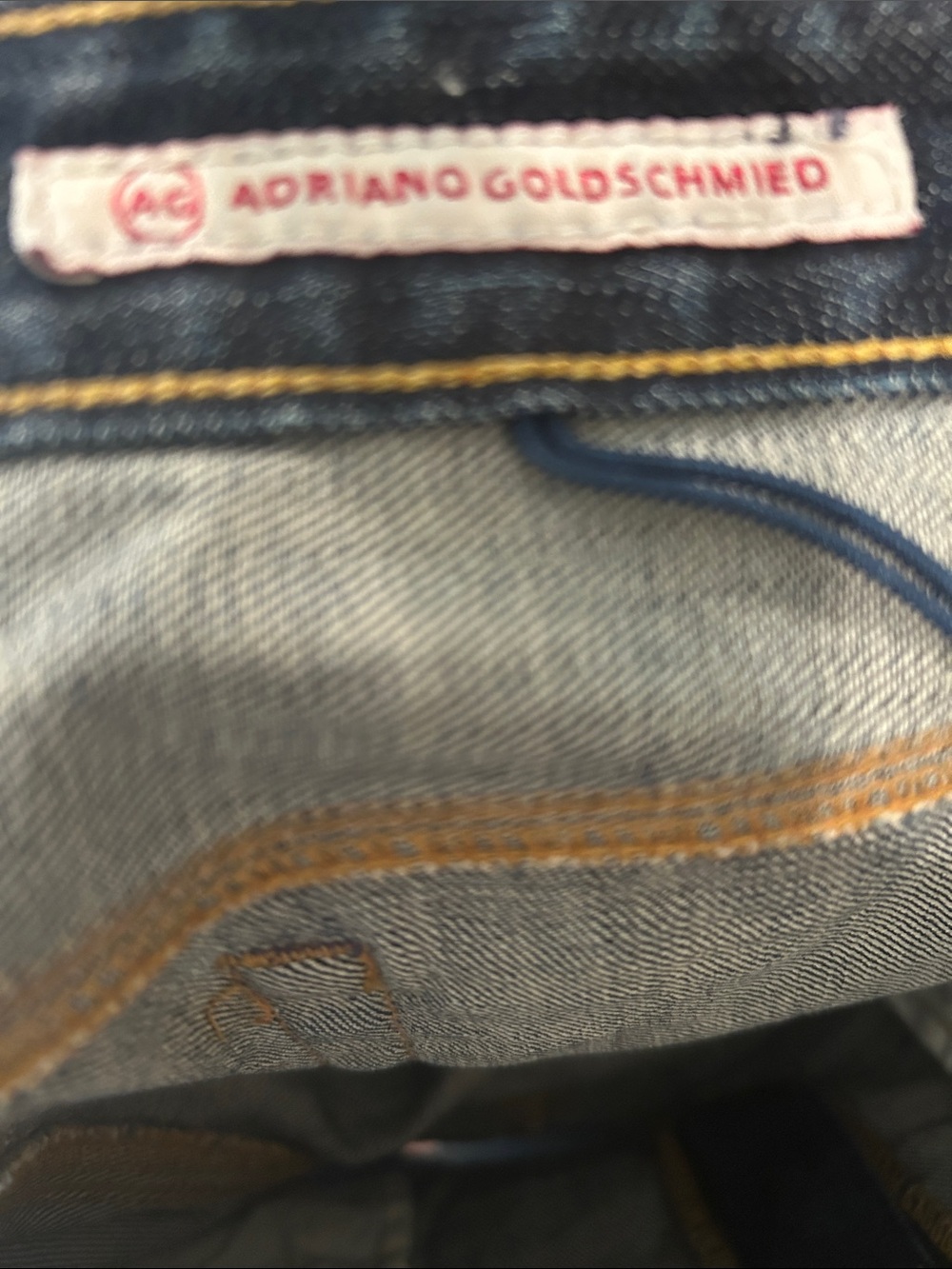 Ag Adriano Goldschmied Blue Denim Shorts with Rainbow and Ladybug Patches - Picture 7 of 11